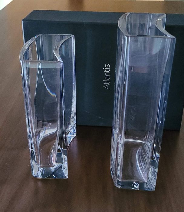 Duas jarras cristal atlantis Novas