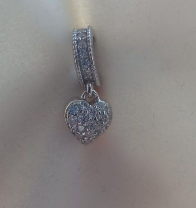 Срібний шарм до браслета