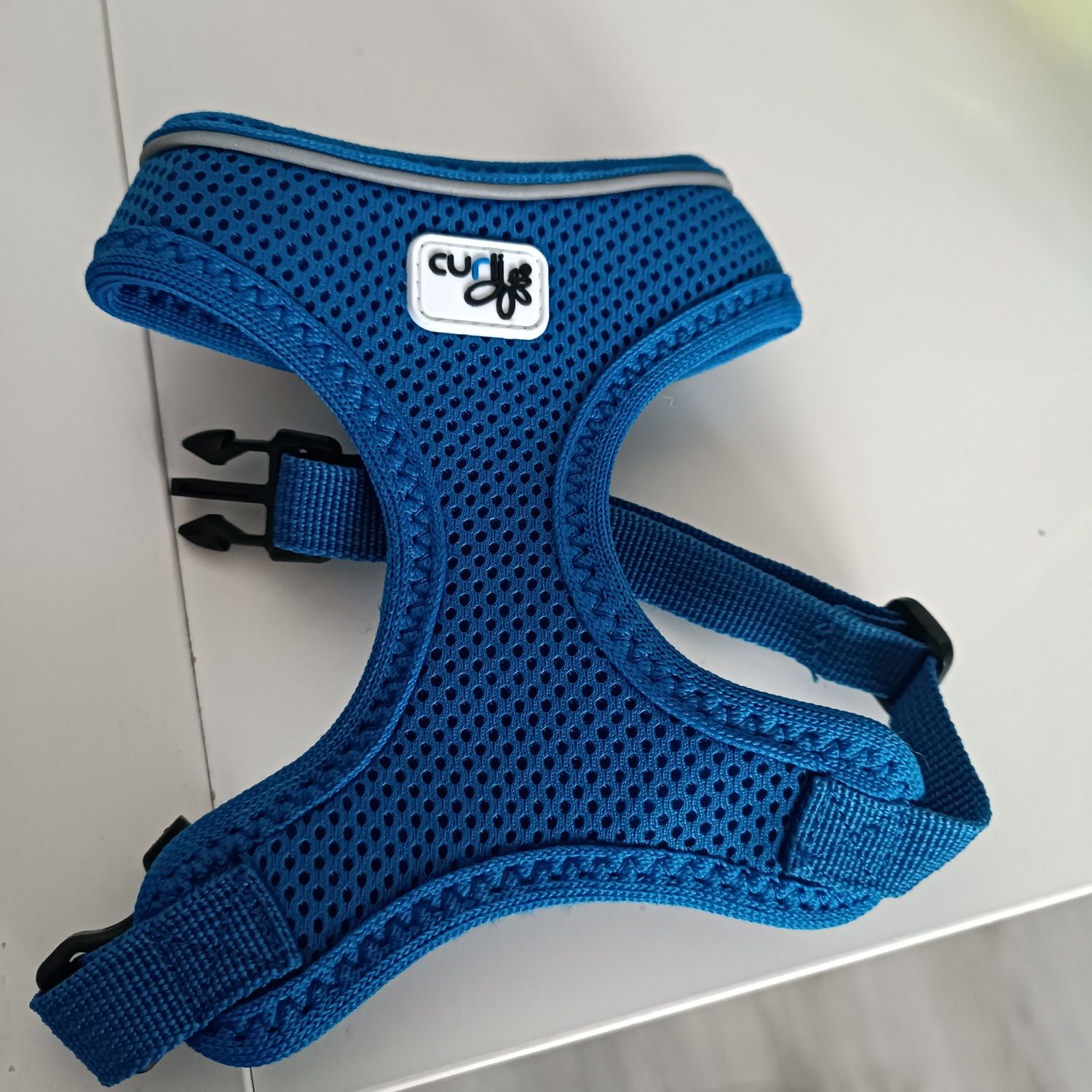 Curli szelki dla psa Basic Air Mesh XS niebieskie
