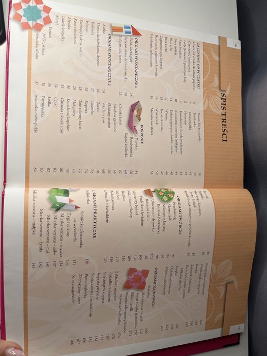 Księga origami składanie papieru