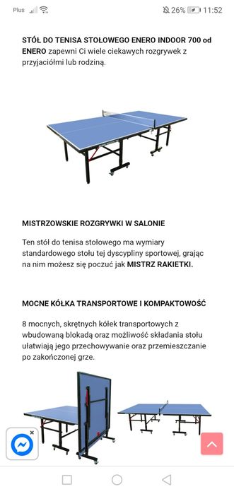 Stół do ping ponga w super cenie!j