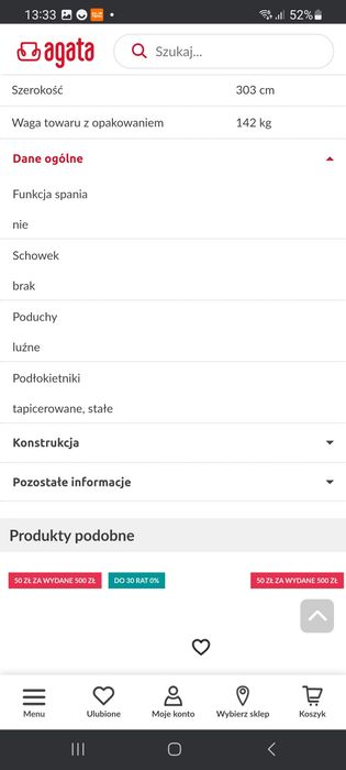 Narożnik abu dhabi agata