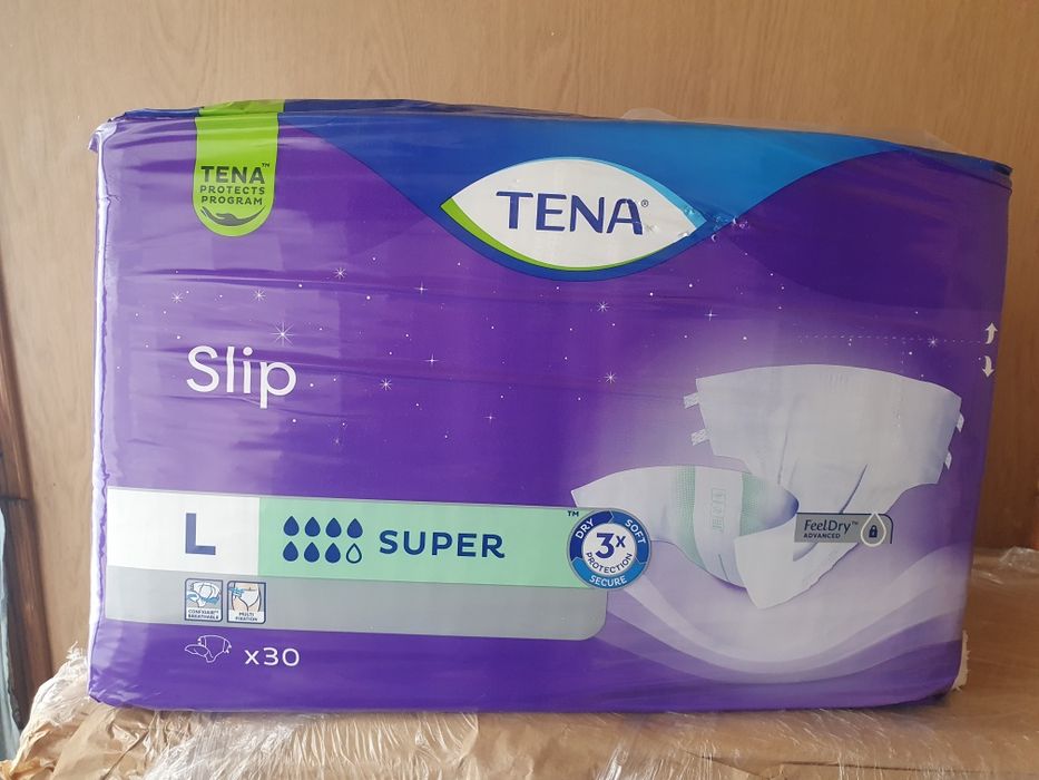 Продам памперсы Tena super L 7капель, доставлю.