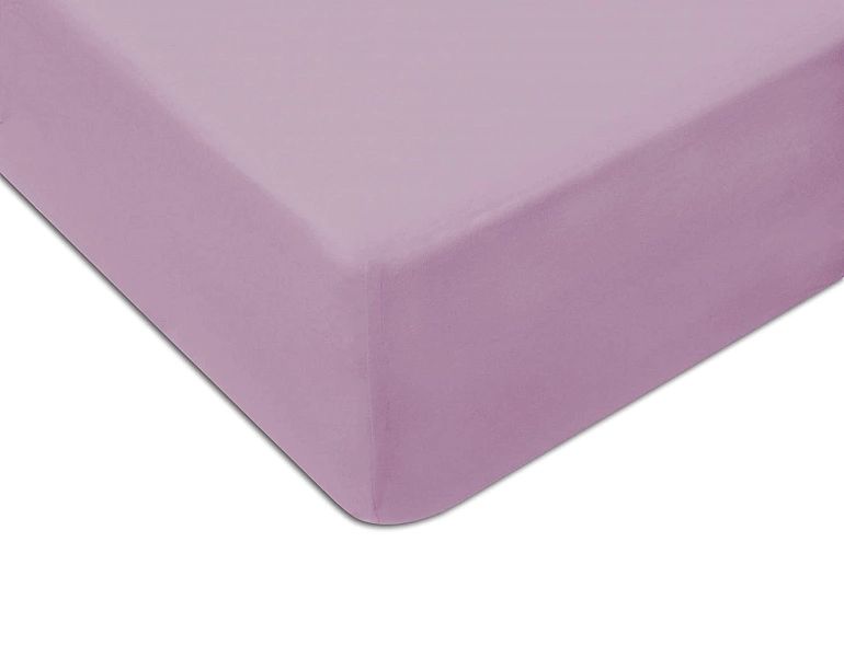Prześcieradło jersey z gumką 180x200 kolor Wrzos