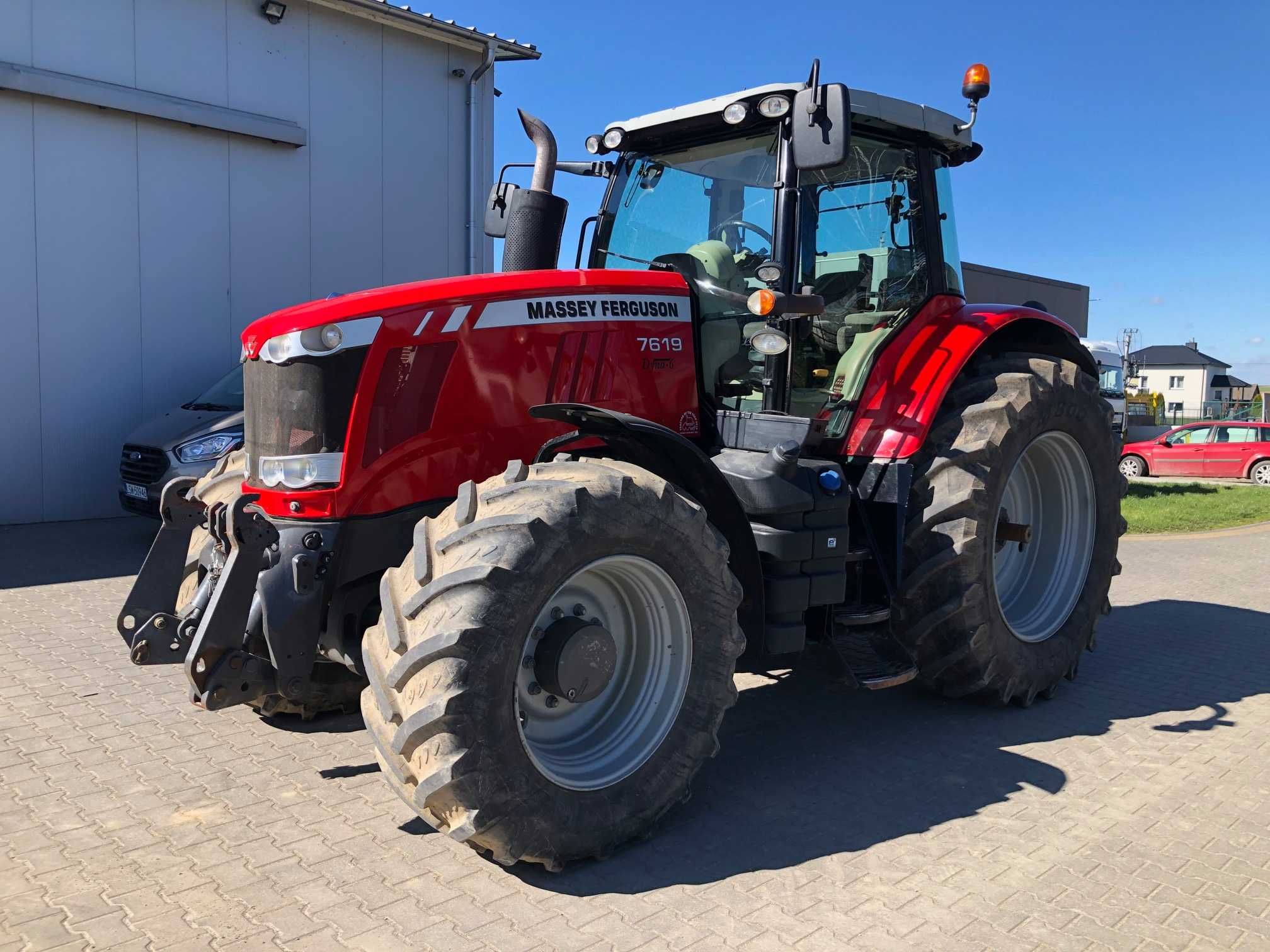 Massey Ferguson 7619 przystosowany do nawigacji