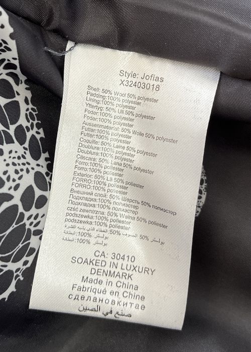 Soaked in Luxury szary rozkloszowany płaszcz midi