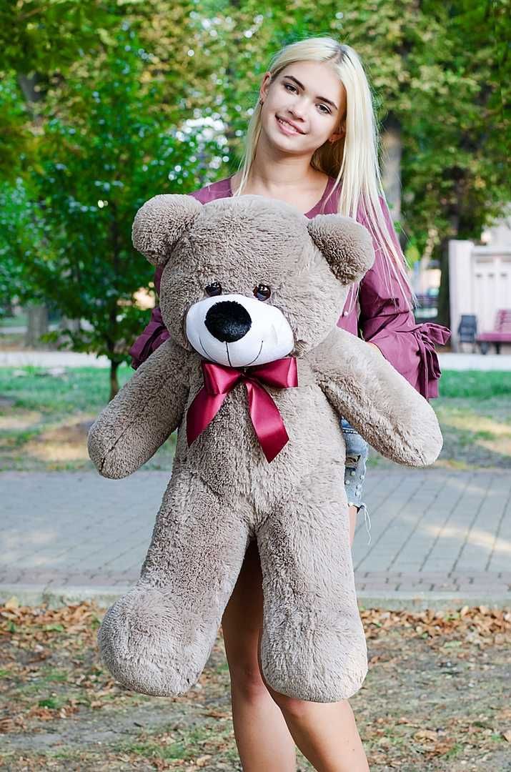 Плюшевий ведмедик Рафаель 100 см, м'який ведмідь. РОЗПРОДАЖ!