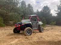 Polaris rzr 900, drugi komplet opon, ledbary, zawieszenie fox