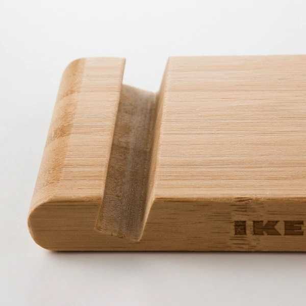 Подставка держатель для телефона смартфона планшета бамбук деревянная