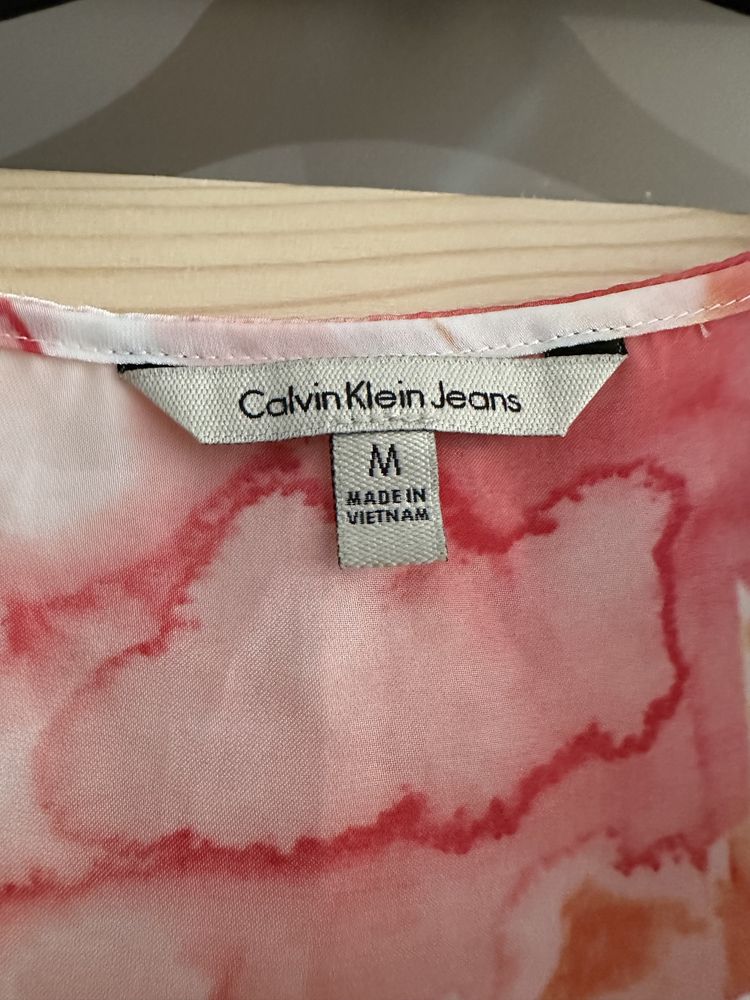 Bluzka bez rękawów Calvin Klein