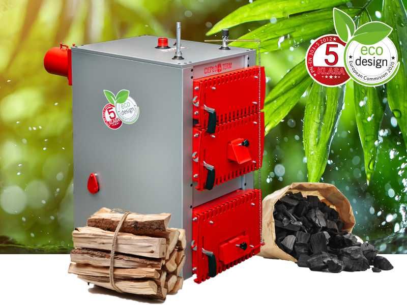 KOCIOŁ na DREWNO / WĘGIEL / CHRUST - piec, kotły 5 KLASA Unieko 11kw