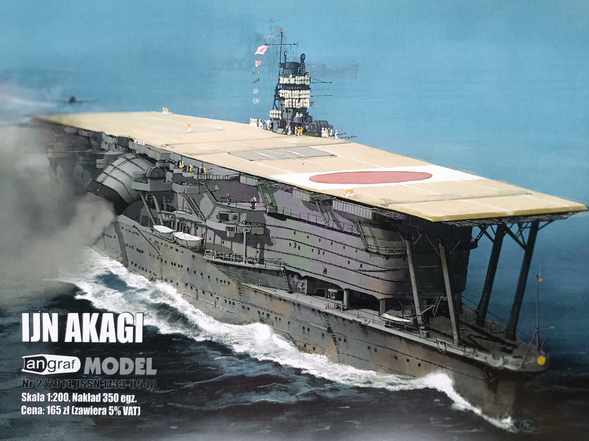Model kartonowy Angraf 2/2014 Lotniskowiec IJN AKAGI