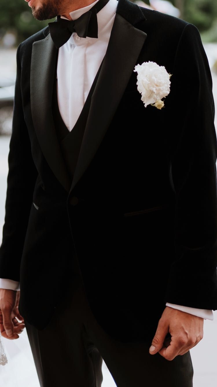 Elegancki smoking męski Tomasz Ossoliński