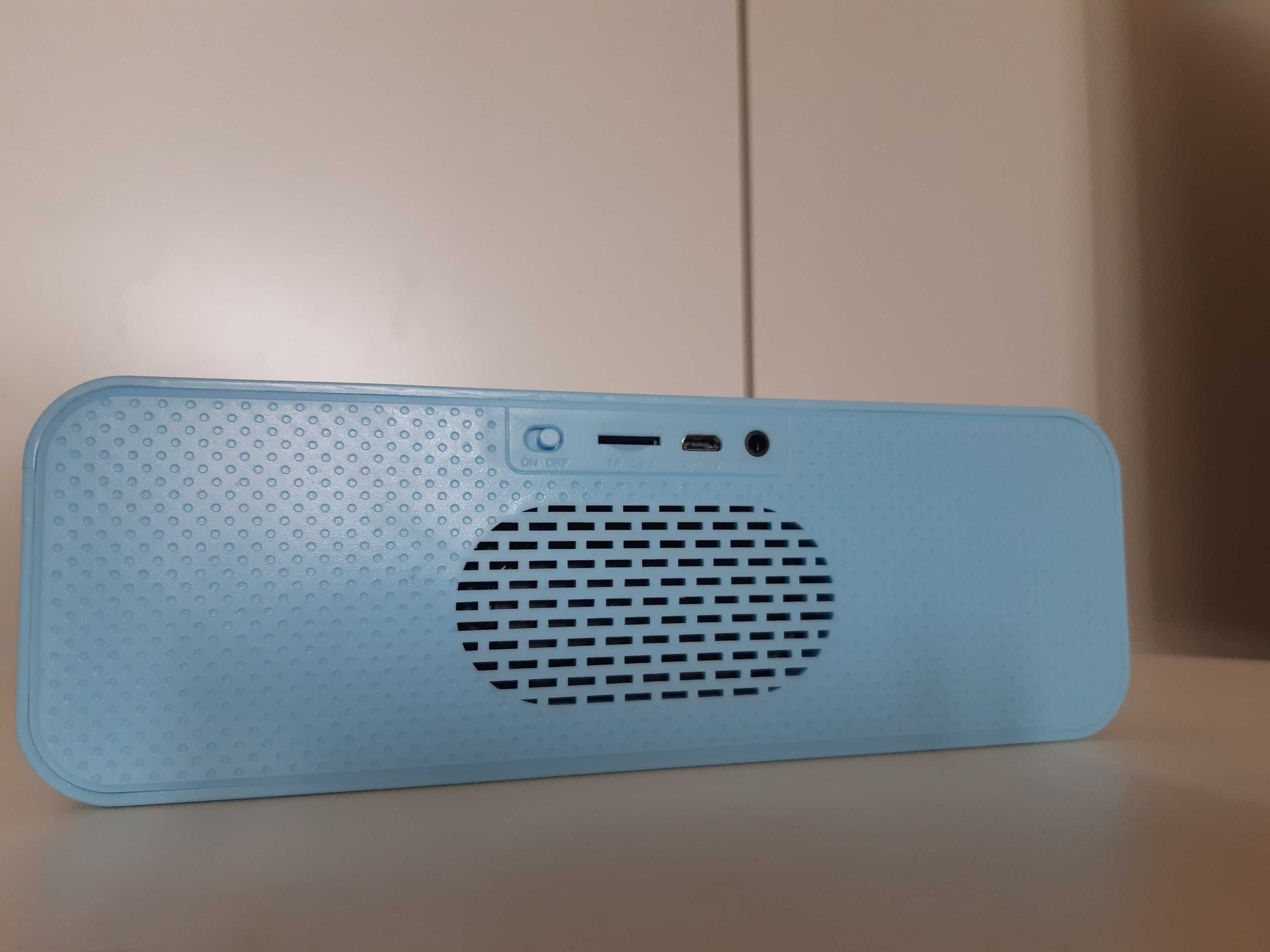 głośnik bluetooth miniso błękitny