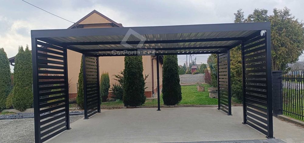 CarPort PREMIUM - wiata samochodowa 5x5 - antracyt   CP115