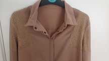 Camisa com apliques- S