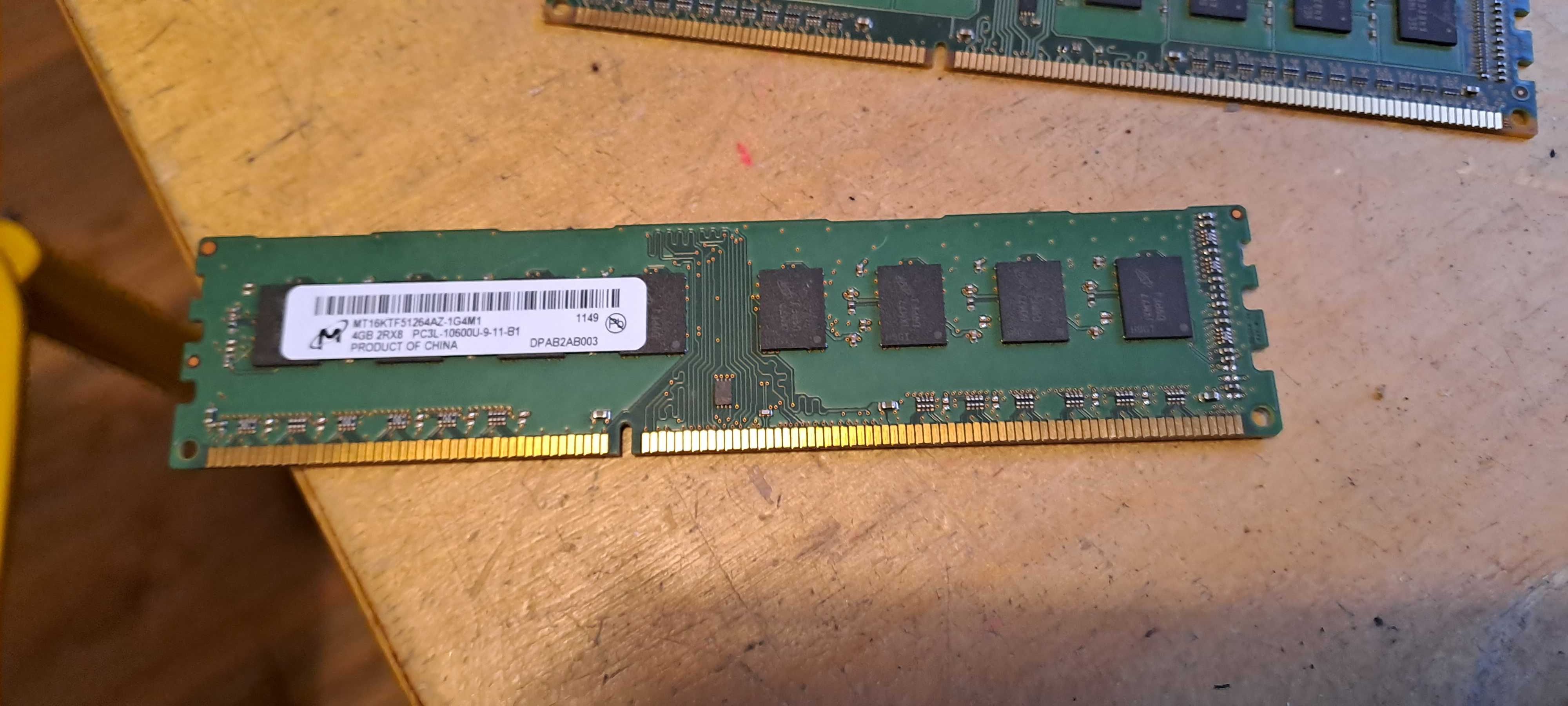 Pamięci RAM DDR3 2 i 4GB do PC na sprzedaż