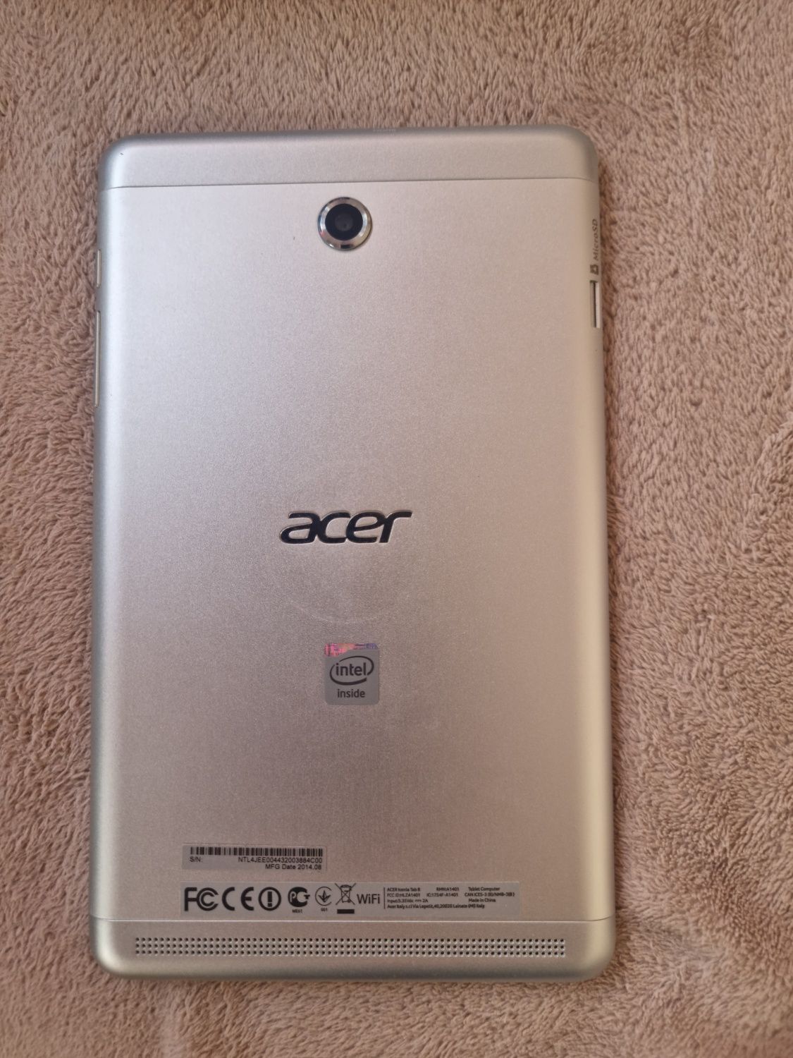 Tablet Acer FullHD 8 pol
