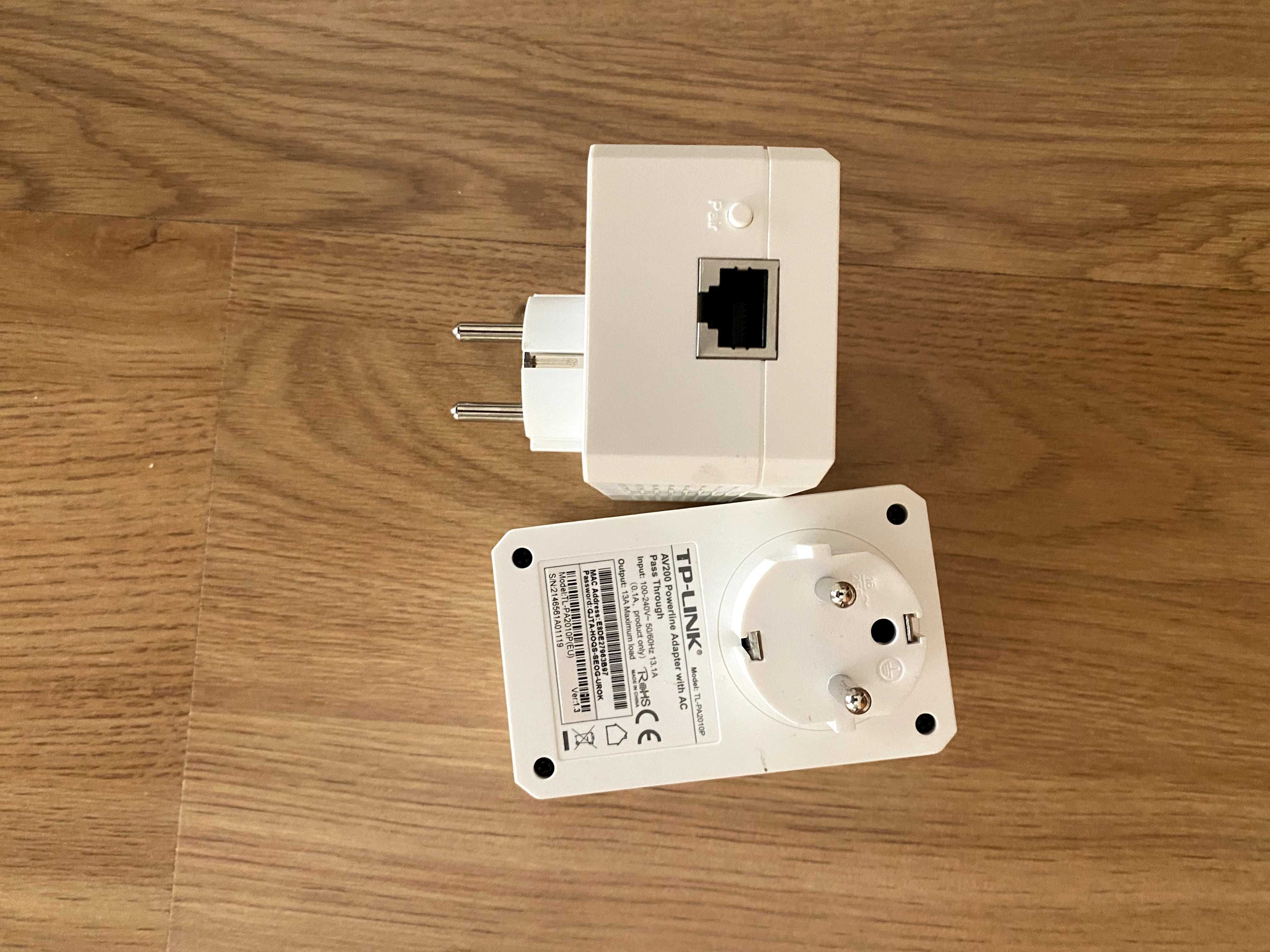 1x Router + AP draytek  + 2x Powerline TP Link