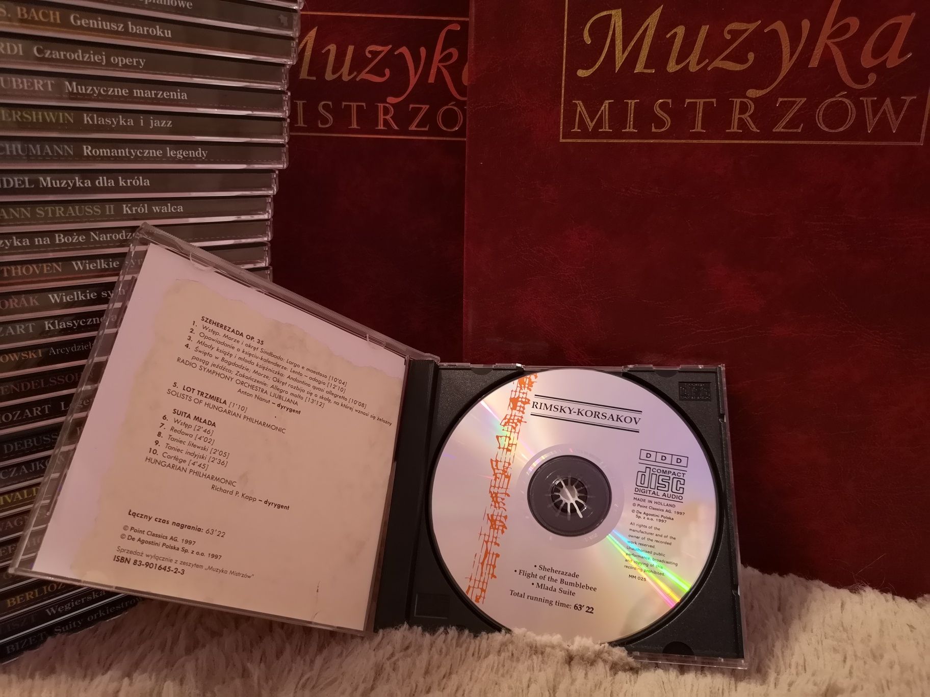 Muzyka Mistrzów 26 płyt CD z zeszytami Kolekcja Deagostini