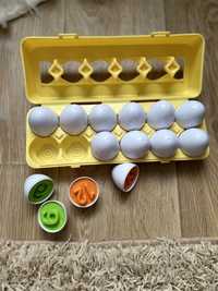 Розвиваючі ігри для дітей яйця цифри