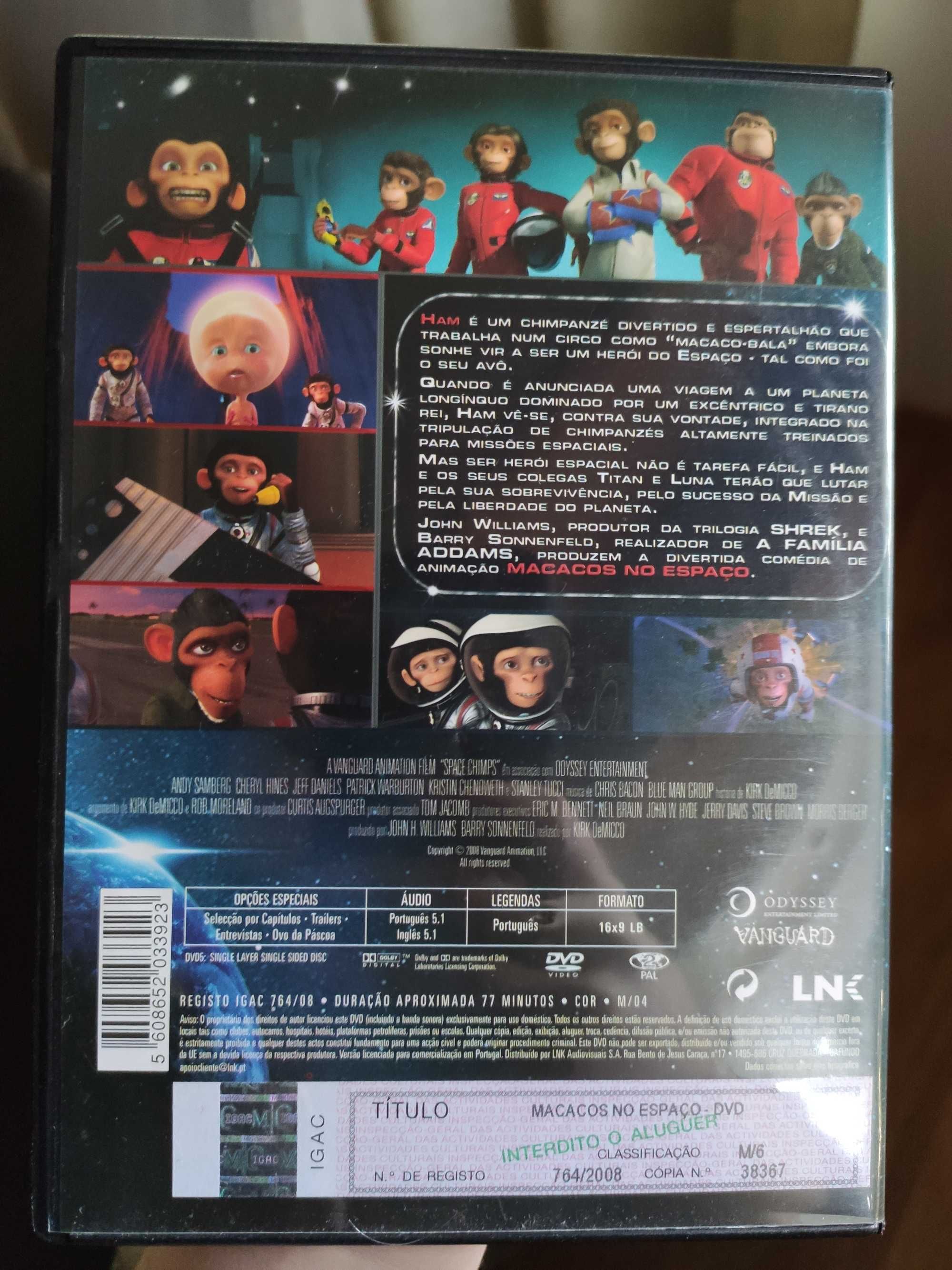 DVD "Macacos no Espaço"