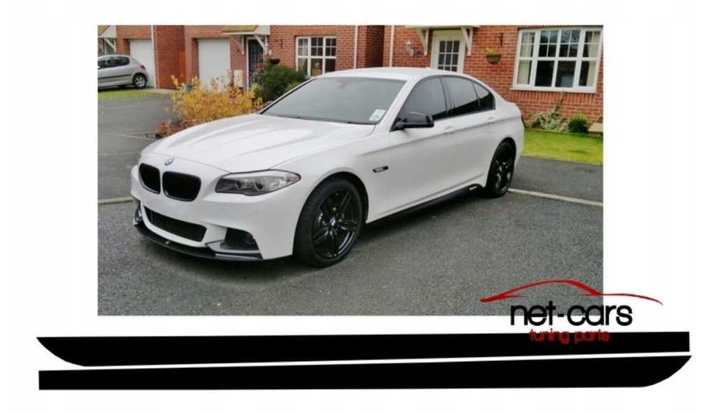 Naklejki na listwy progowe Mperformance BMW F10 M M5 czarne białe