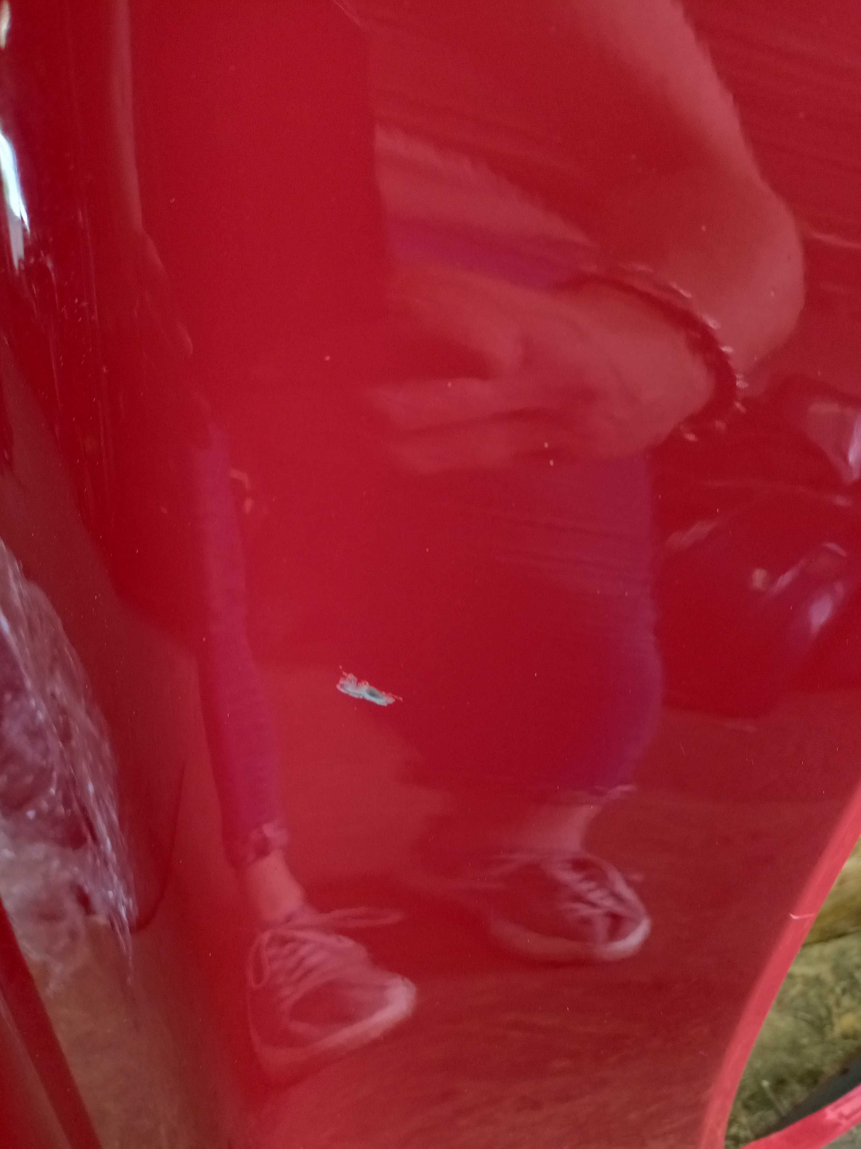 Volvo V50 S40 błotnik prawy przód przedni oryginał demontaż czerwony