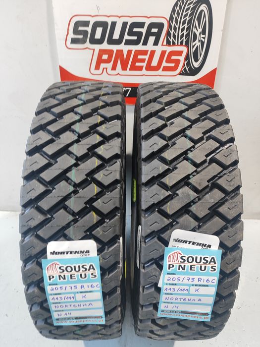 2 pneus novos nortenha 205/75R16C - Oferta da entrega em todo o pais