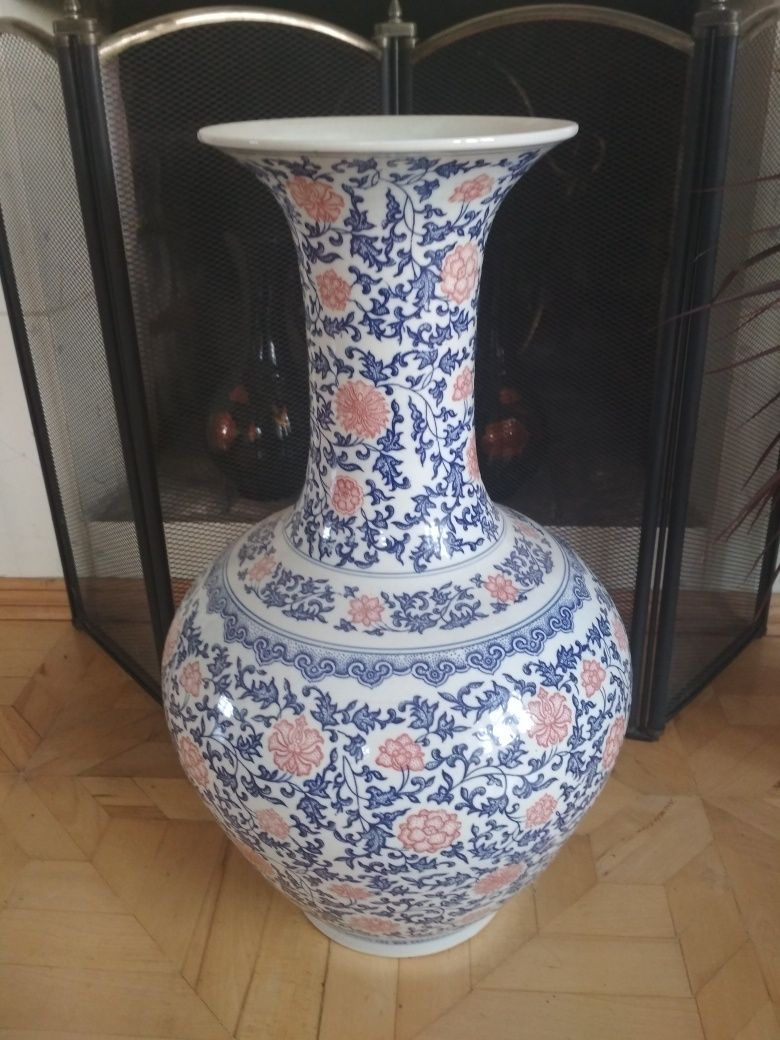 China porcelain vase. Прекрасная китайская фарфоровая ваза. Большая.