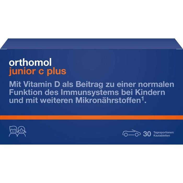 Orthomol Junior C plus mandarynka / pomarańcza (cena za 1 opakowanie)