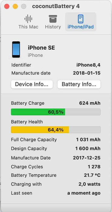 iPhone SE 2018 32Gb - Branco