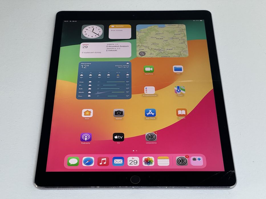iPad Pro 12.9 2. gen. (A1670) - 64GB - pęknięty - faktura VAT 23%