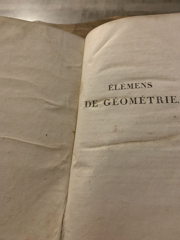 Edição 1812 Élémens de Géométrie. J.Garnier