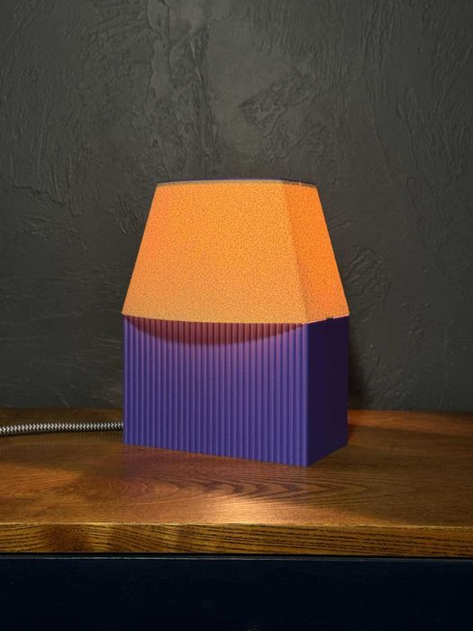 Lampka z druku 3D – unikalne połączenie kolorów i kształtów