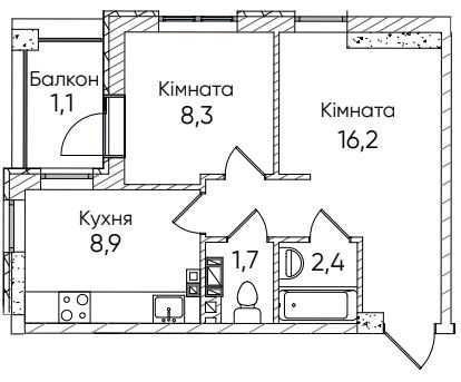 В продаже 2к квартира ЖК Гринвич Парк по горячей цене