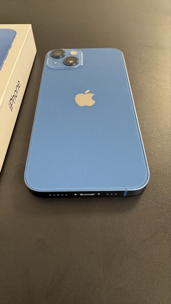 iPhone 13 niebieski bateria 100% 128 gb