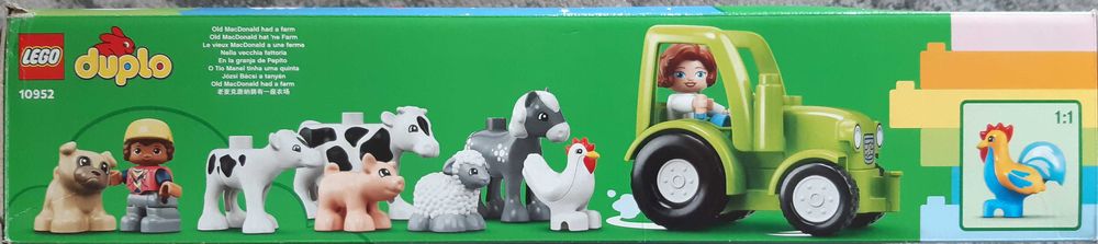 Lego Duplo 10952 - farma, traktor, zwierzęta.