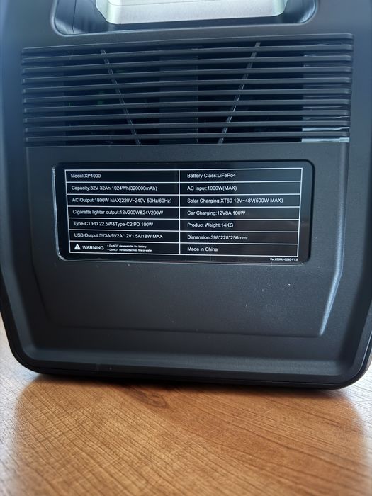 Портативна станція CTOLITY XPower 1000  1800W 1024Wh LiFePo4 ДБЖ