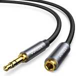 Ugreen przewód kabel przedłużacz AUX 3,5 mm mini jack 1m srebrny (1059