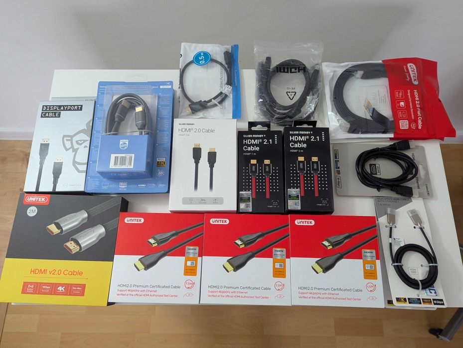 Kabel Kable HDMI 2.1 Firmowe Full HD 4K 8K Oplot 1m 2m 5m
