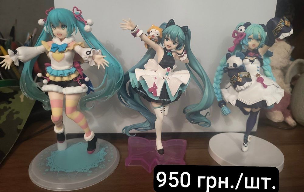 Фігурки Хацуне Міку Hatsune Miku оригінал без коробок