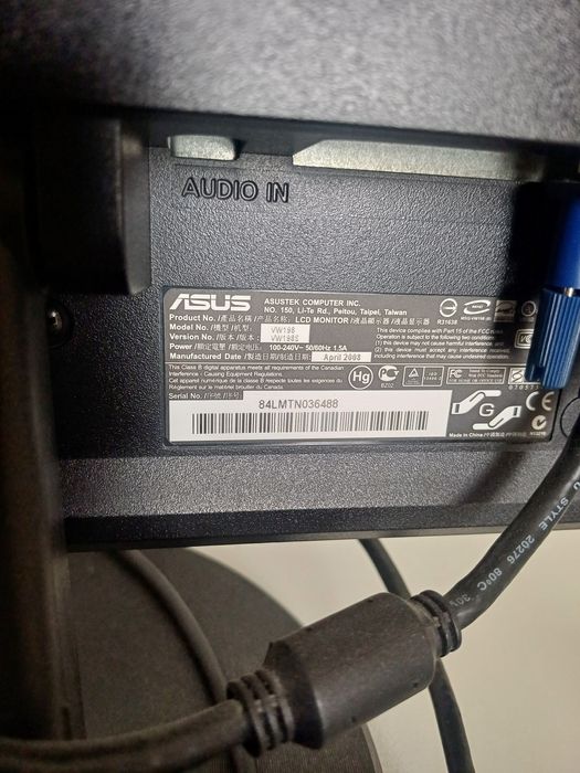 Monitor Asus, LG, Dell