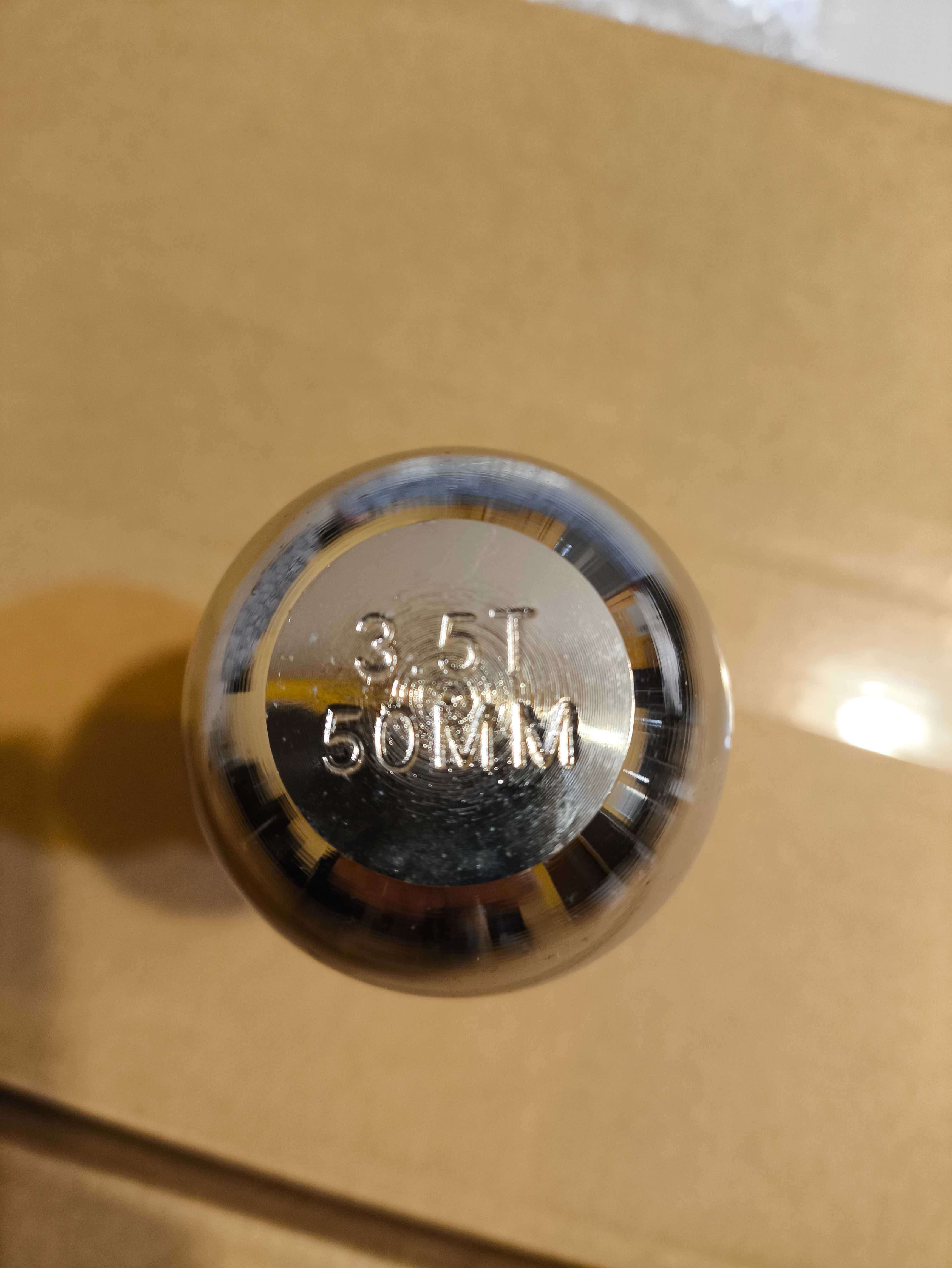 Kula QUAD ATV 3.5T Mocna Metalowa + Nakrętka + Podkładka Sprężysta