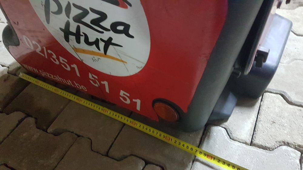 kufer bagażnik torba do rozwożenia pizzy na skuter motor bagażnik