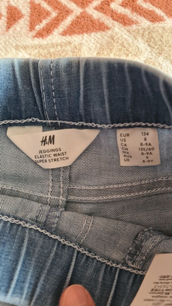 Джинси  легенси на дівчинку  128 134 H&M