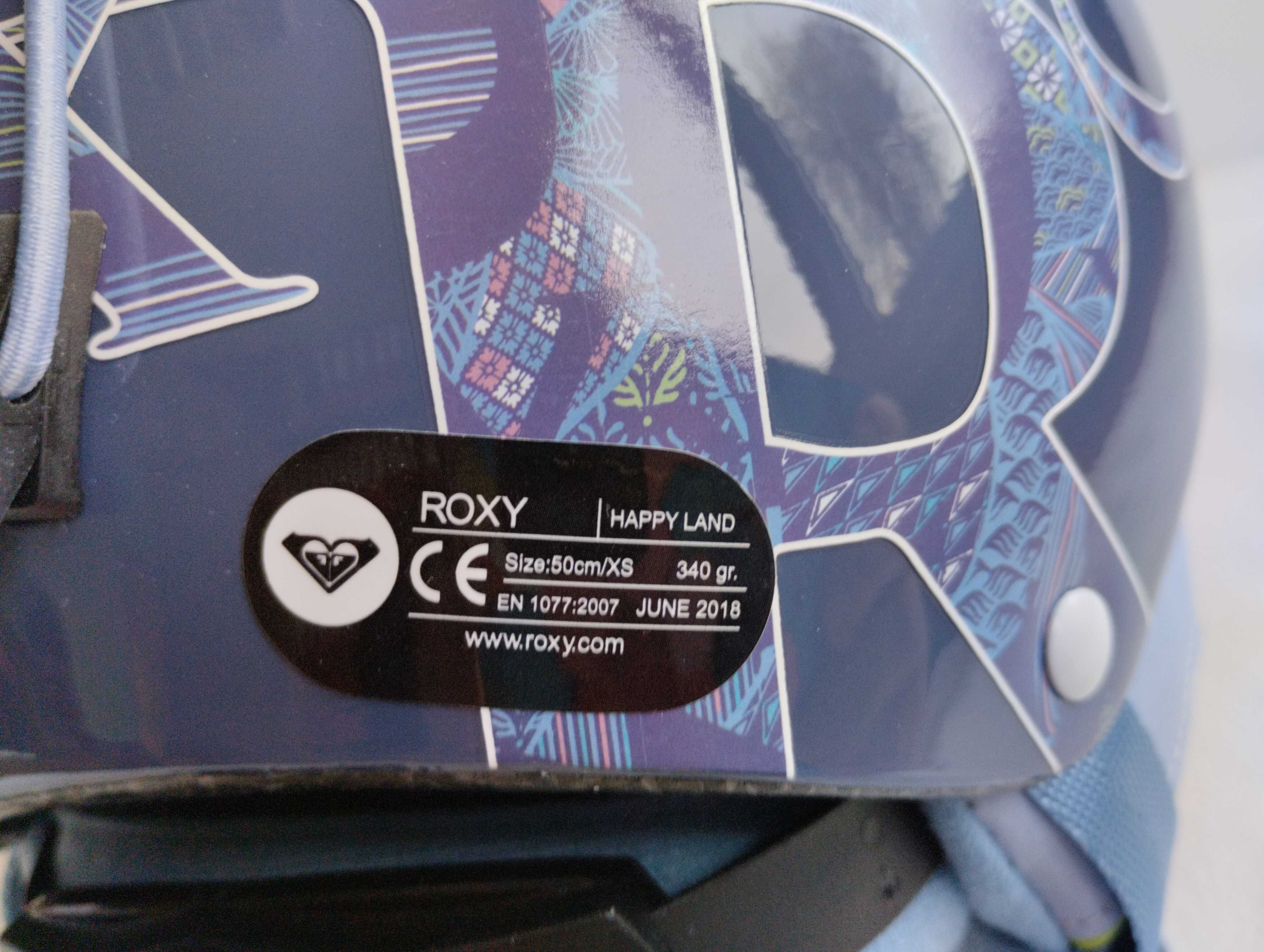 Kask narciarski dziecięcy Roxy Happyland r. XS 50 cm NOWY z metkami