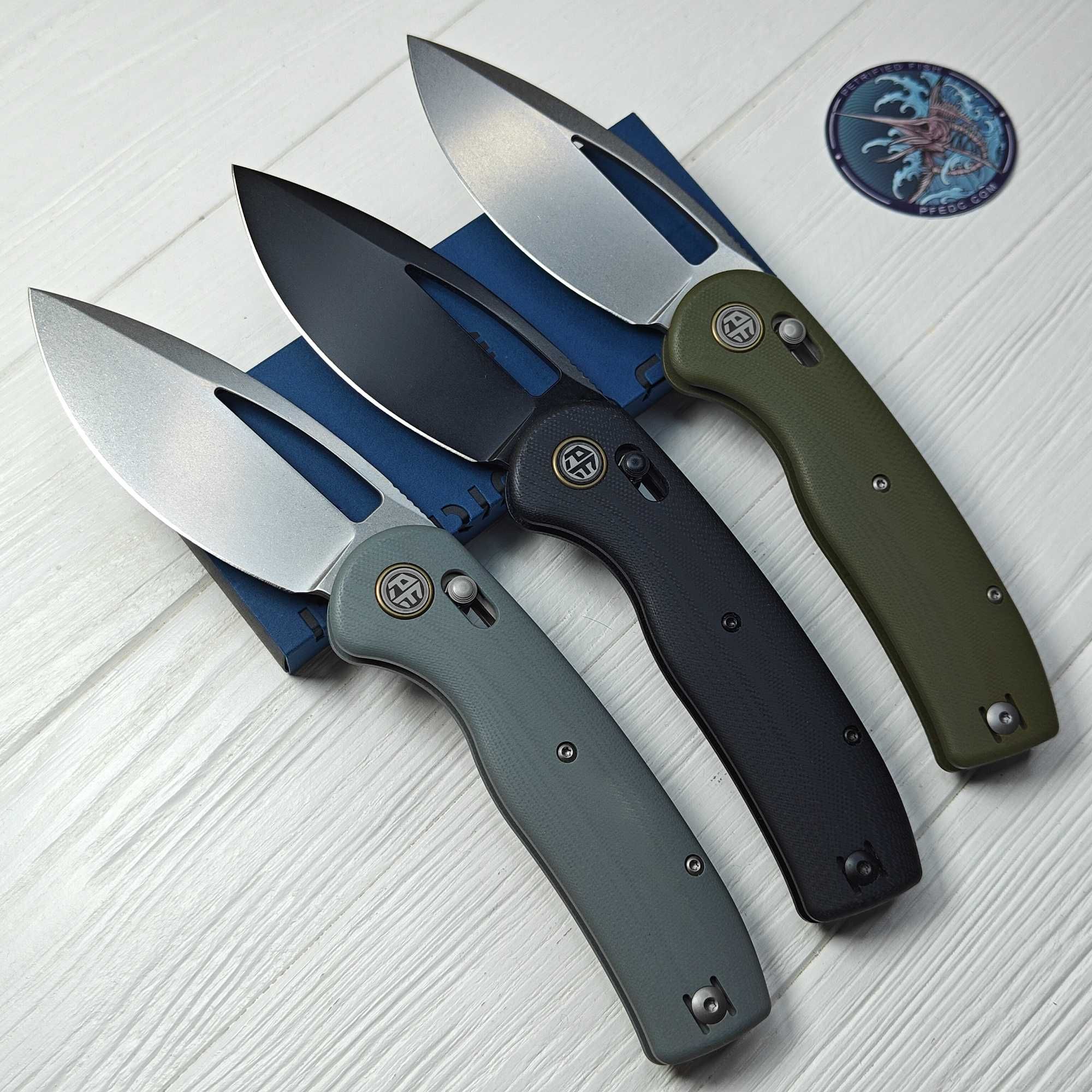 Складний ніж PETRIFIED FISH PFP13 Viper сталь K110 (оригінал) EDC нож
