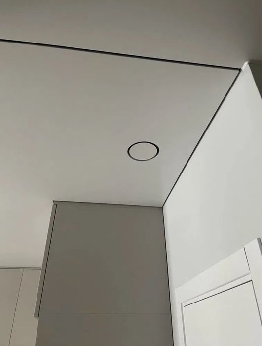 Натяжні стелі матові звягель пістолетний монтаж без пили та бруду