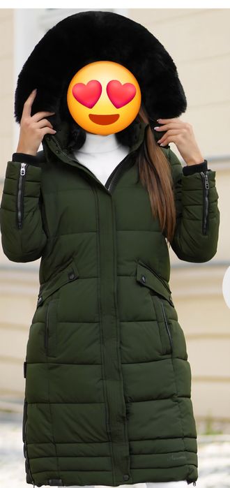 Kurtka zimowa damska długa pikowana khaki OZONEE
299,99 zł -17